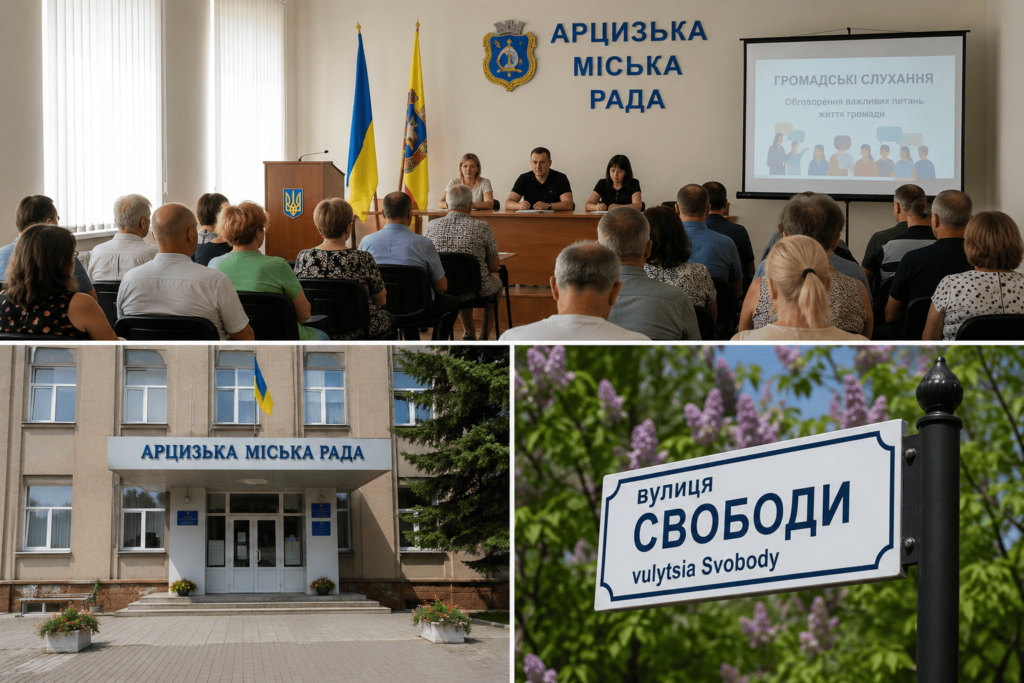 Арцизька міська рада повідомила, які громадські слухання проводили у 2025 році