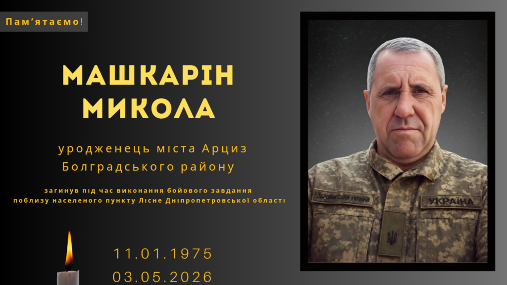 Памʼяті тих, кого вбила Росія: Машкарін Микола&nbsp;