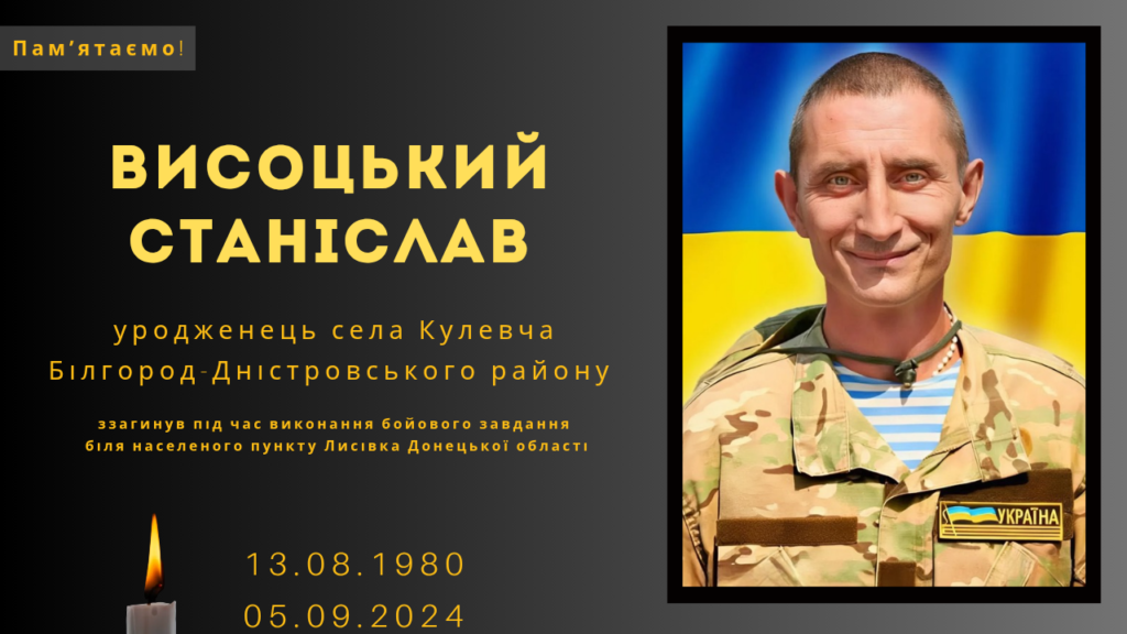 Памʼяті тих, кого вбила Росія: Висоцький Станіслав
