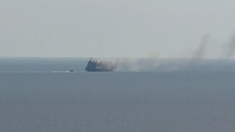У Чорному морі горить танкер, який прямував у місто Рені