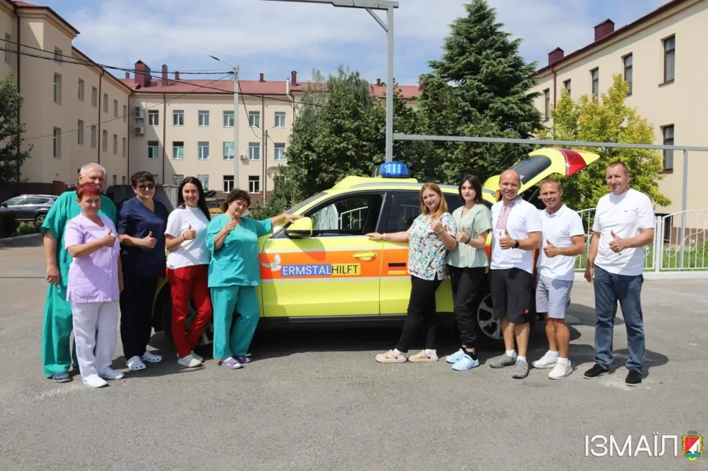 Ізмаїльська лікарня отримала спеціальний автомобіль від благодійників із Німеччини