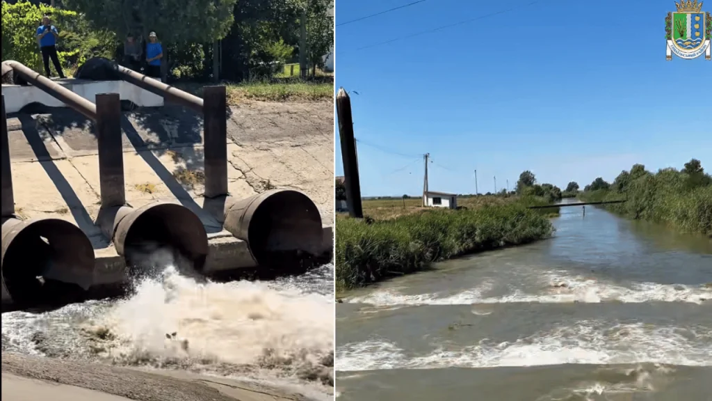 На Ізмаїльщині через критичне падіння рівня води почали примусово наповнювати озеро Катлабух