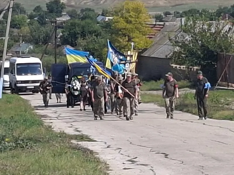 Кубейська громада провела в останню путь загиблого військовослужбовця Олександра Мержана