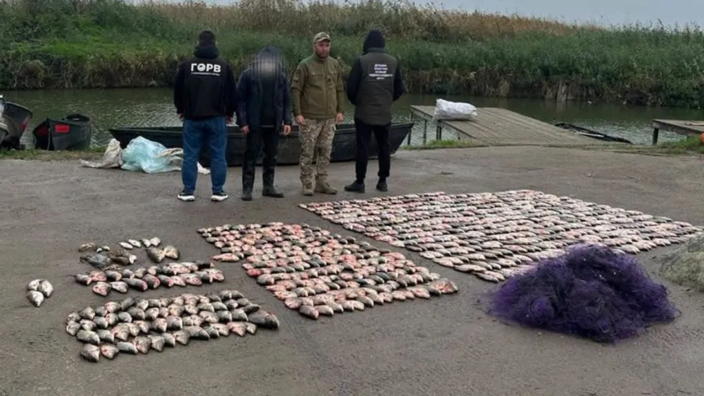 На озері Кугурлуй виявили незаконний вилов риби зі збитками понад 1,39 млн гривень